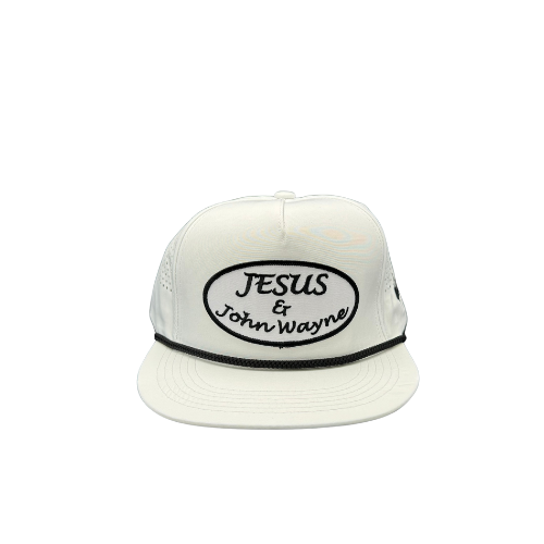 Jesus & John Wayne- White