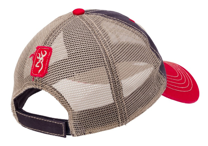 Browning Trenton Navy Red Snapback