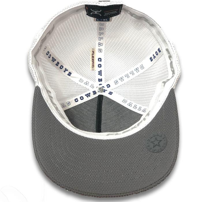 Dallas Cowboys - Grey & White Flexfit