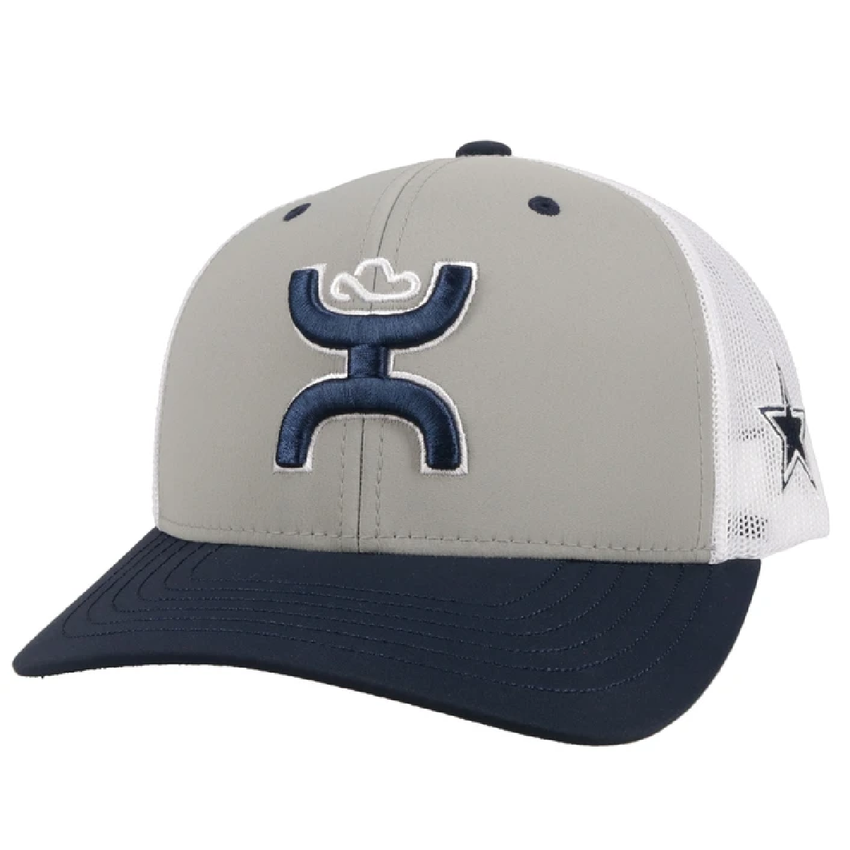 Dallas Cowboys - Grey & White Snapback