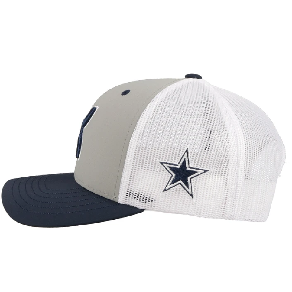 Dallas Cowboys - Grey & White Snapback