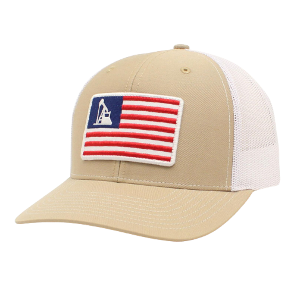 Oil Rig Flag Patch - Tan