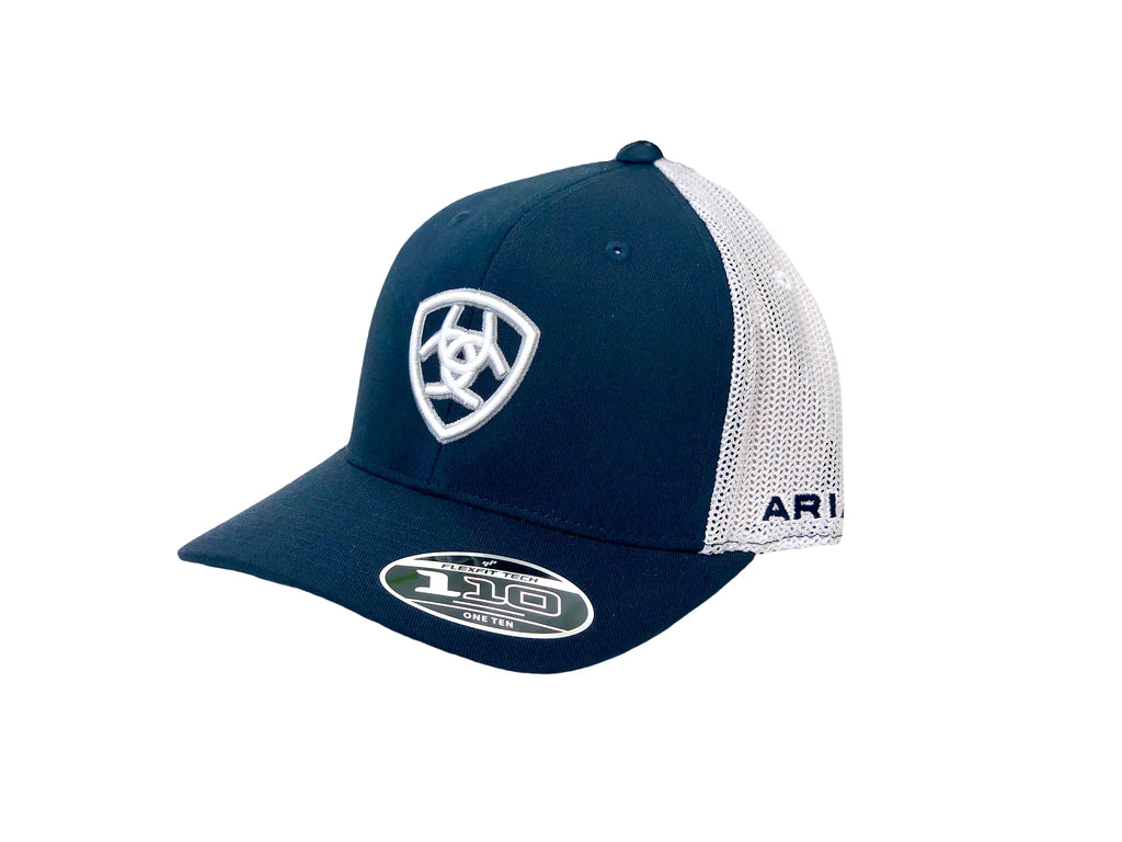 Navy & White Shield Logo