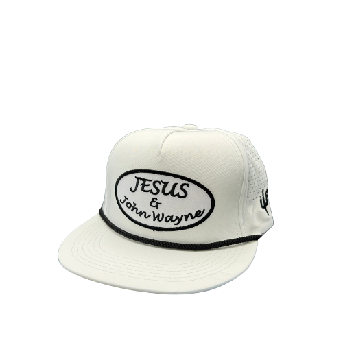 Jesus & John Wayne- White