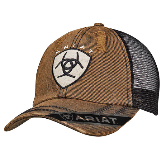 Ariat Shield Logo Embroidered on Brushed Cotton Patch