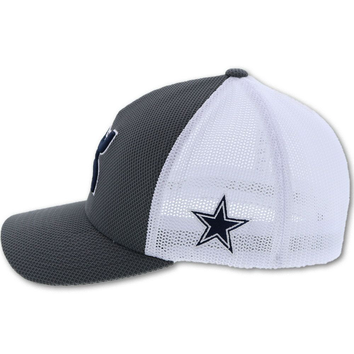 Dallas Cowboys - Grey & White Flexfit