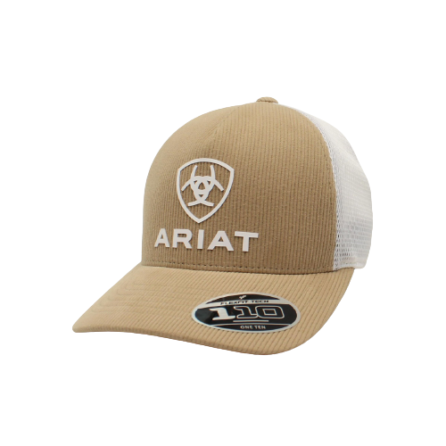 ARIAT Snapback FlexFit 110 Shield Logo Tan